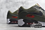 NIKE AIR MAX 90 MEDIUM OLIVE/BLACK-TEAM ORANGE-CARGO KHAKI-BLACK-SAIL AJ1285-205