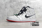 NIKE AIR JORDAN 1 MID SE FEARLESS EDISON CHEN X CLOT WHITE/BLACK-RED CU2804-100