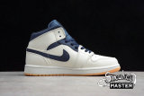 NIKE AIR JORDAN 1 RETRO MID JETER BRONZE/COLLEGE NAVY AH6342-104