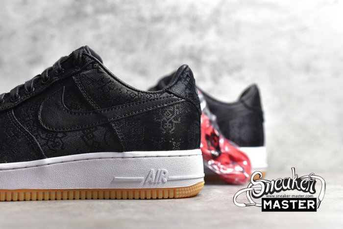 NIKE AIR FORCE 1 LOW FRAGMENT DESIGN X CLOT BLACK/UNIVERSITY RED-WHITE CZ3986-001