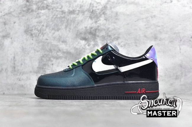NIKE AIR FORCE 1 LOW VANDALIZED JOKER BLACK/WHITE/GREEN CT7359-001