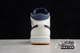 NIKE AIR JORDAN 1 RETRO MID JETER BRONZE/COLLEGE NAVY AH6342-104