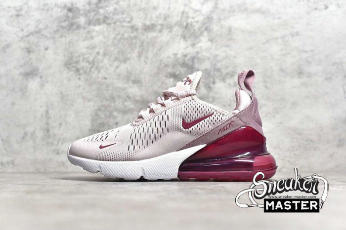 NIKE AIR MAX 270 BARELY ROSE/VINTAGE WINE-ELEMENTAL ROSE-WHITE AH6789-601