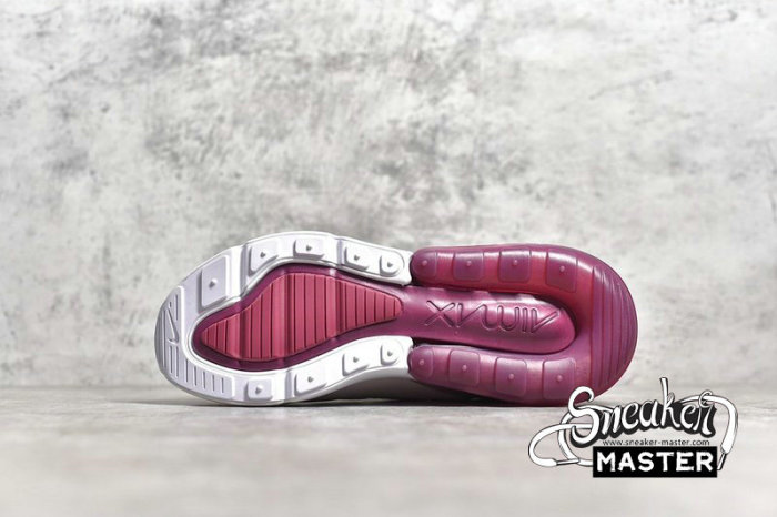 NIKE AIR MAX 270 BARELY ROSE/VINTAGE WINE-ELEMENTAL ROSE-WHITE AH6789-601