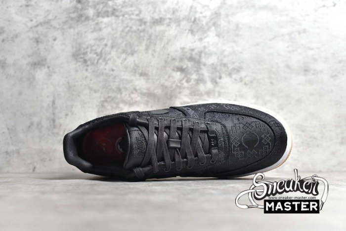 NIKE AIR FORCE 1 LOW FRAGMENT DESIGN X CLOT BLACK/UNIVERSITY RED-WHITE CZ3986-001