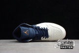 NIKE AIR JORDAN 1 RETRO MID JETER BRONZE/COLLEGE NAVY AH6342-104