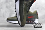 NIKE AIR MAX 90 MEDIUM OLIVE/BLACK-TEAM ORANGE-CARGO KHAKI-BLACK-SAIL AJ1285-205