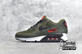 NIKE AIR MAX 90 MEDIUM OLIVE/BLACK-TEAM ORANGE-CARGO KHAKI-BLACK-SAIL AJ1285-205