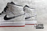 NIKE AIR JORDAN 1 MID SE FEARLESS EDISON CHEN X CLOT WHITE/BLACK-RED CU2804-100