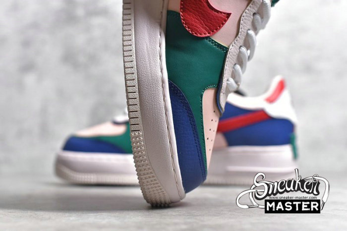NIKE AIR FORCE 1 SHADOW MYSTIC NAVY/WHITE-ECHO PINK-GYM RED CI0919-400