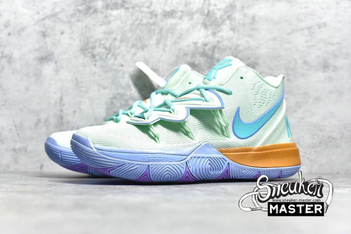 NIKE KYRIE 5 EP SQUIDWARD X SPONGEBOB SQUAREPANTS FROSTED SPRUCE/ALUMINUM CJ6950-300