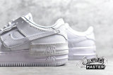 NIKE AIR FORCE 1 LOW SHADOW WHITE/WHITE/WHITE CI0919-100