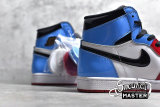 NIKE AIR JORDAN 1 RETRO HIGH OG FEARLESS WHITE/UNIVERSITY BLUE-VARSITY RED-BLACK CK5666-100