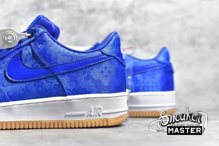 NIKE AIR FORCE 1 LOW PRM X CLOT ROYAL SILK UNIVERSITY BLUE/WHITE/GUM CJ5290-400