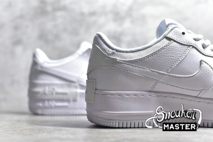 NIKE AIR FORCE 1 LOW SHADOW WHITE/WHITE/WHITE CI0919-100