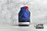 NIKE AIR JORDAN 4 WINTER LOYAL BLUE/WHITE/HABANERO RED/BLACK CQ9597-401
