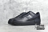 NIKE AIR FORCE 1 LOW SHADOW BLACK/BLACK/BLACK CI0917-001