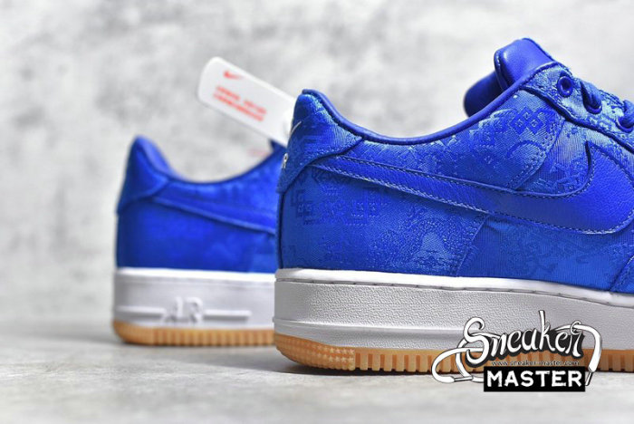 NIKE AIR FORCE 1 LOW PRM X CLOT ROYAL SILK UNIVERSITY BLUE/WHITE/GUM CJ5290-400