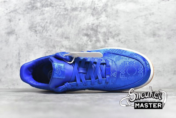 NIKE AIR FORCE 1 LOW PRM X CLOT ROYAL SILK UNIVERSITY BLUE/WHITE/GUM CJ5290-400