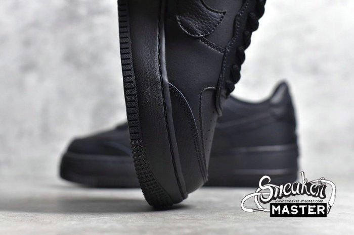 NIKE AIR FORCE 1 LOW SHADOW BLACK/BLACK/BLACK CI0917-001