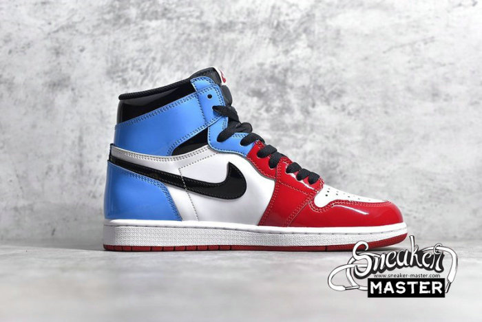 NIKE AIR JORDAN 1 RETRO HIGH OG FEARLESS WHITE/UNIVERSITY BLUE-VARSITY RED-BLACK CK5666-100