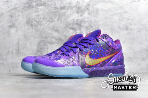 NIKE ZOOM KOBE 4 PRELUDE COURT PURPLE/METALLIC GOLD-PURPLE VENOM 639693-500