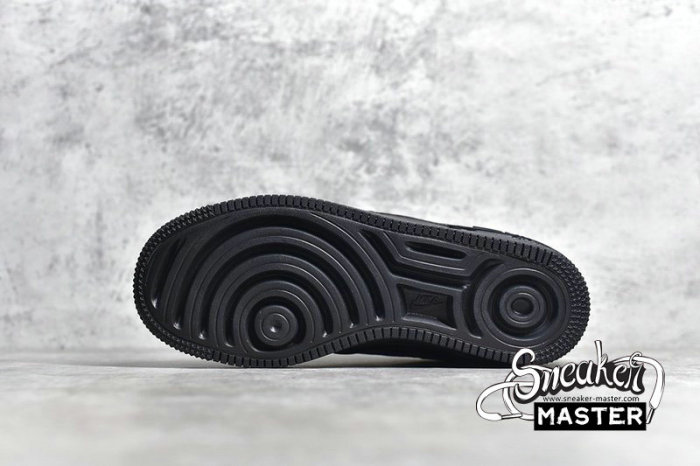 NIKE AIR FORCE 1 LOW SHADOW BLACK/BLACK/BLACK CI0917-001