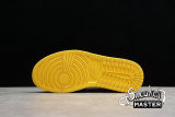 NIKE AIR JORDAN 1 MID SE YELLOW TOE BLACK/BLACK-TOUR YELLOW-WHITE 852542-071