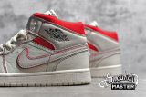 NIKE AIR JORDAN 1 RETRO HIGH OG GS PHANTOM SAIL/BLACK-PHANTOM-GYM RED-UNIVERSITY RED 575441-160