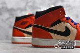 NIKE AIR JORDAN 1 RETRO MID SE TEAM ORANGE/BLACK/WHITE 852542-800
