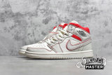 NIKE AIR JORDAN 1 RETRO HIGH OG GS PHANTOM SAIL/BLACK-PHANTOM-GYM RED-UNIVERSITY RED 575441-160