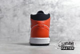 NIKE AIR JORDAN 1 MID SHATTERED BACKBOARD BLACK/STARFISH-WHITE 554724-058