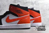 NIKE AIR JORDAN 1 MID SHATTERED BACKBOARD BLACK/STARFISH-WHITE 554724-058