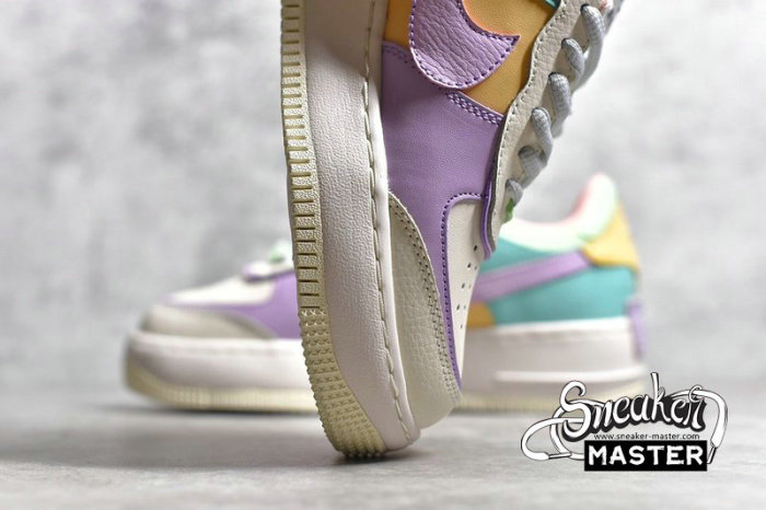 NIKE AIR FORCE 1 SHADOW PALE IVORY/CELESTIAL GOLD-TROPICAL TWIST CI0919-101