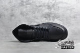 NIKE AIR JORDAN 1 MID BLACK/BLACK/BLACK 554724-090