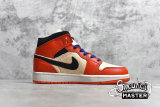 NIKE AIR JORDAN 1 RETRO MID SE TEAM ORANGE/BLACK/WHITE 852542-800