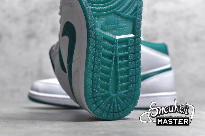 NIKE AIR JORDAN 1 MID MYSTIC GREEN WHITE/WHITE/MYSTIC GREEN CD6759-103