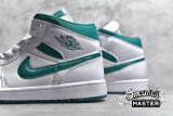 NIKE AIR JORDAN 1 MID MYSTIC GREEN WHITE/WHITE/MYSTIC GREEN CD6759-103