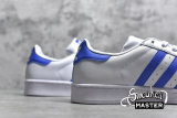 ADIDAS SUPERSTAR SHOES CLOUD WHITE/BLUE BIRD/OFF WHITE FW4406