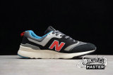 NEW BALANCE 997 MAGNET RUNNINGS SHOES BLACK/MAGNET/ENERGY RED CM997HAI