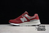 NEW BALANCE 997 RUNNINGS SHOES WINE RED/WINE RED/GREY-WHITE CM997HCD