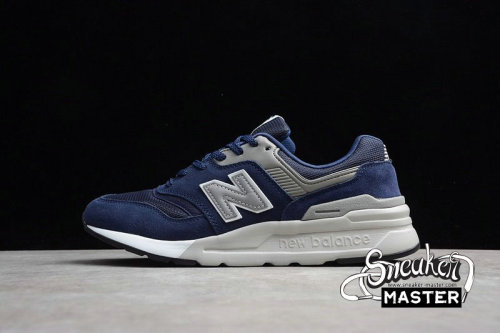 NEW BALANCE 997 RUNNINGS SHOES NAVY BLUE/LIGHT GREY/WHITE CM997HCE