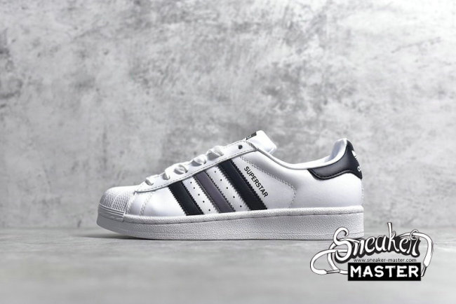 ADIDAS SUPERSTAR SHOES FTWR WHITE/CORE BLACK/TRACE GREY BB2244