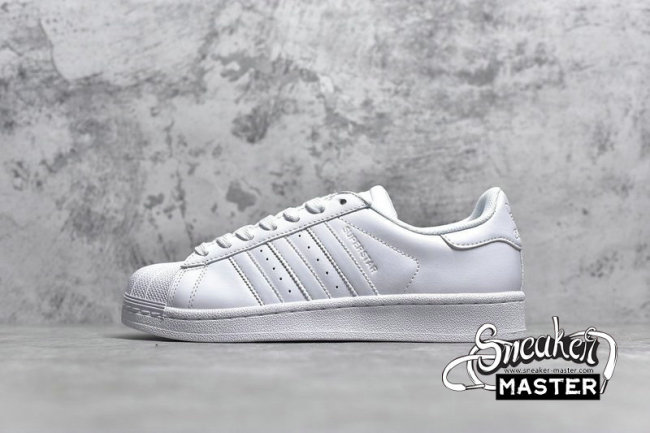 ADIDAS SUPERSTAR SHOES CLOUD WHITE/CLOUD WHITE/CLOUD WHITE FW5769
