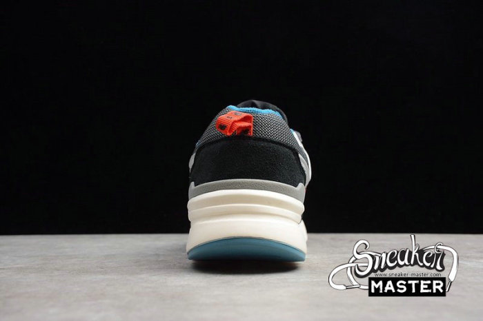 NEW BALANCE 997 MAGNET RUNNINGS SHOES BLACK/MAGNET/ENERGY RED CM997HAI