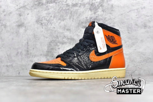 NIKE AIR JORDAN 1 RETRO HIGH OG SHATTERED BACKBOARD 3.0 BLACK/PALE VANILLA-STARFISH 555088-028