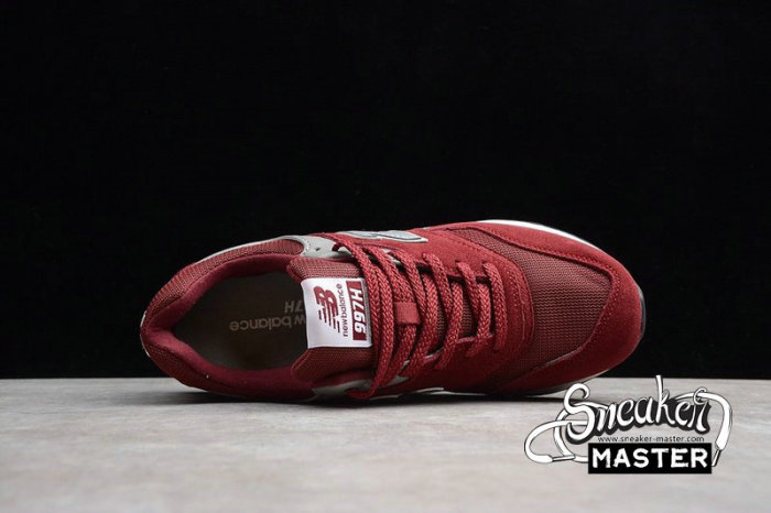NEW BALANCE 997 RUNNINGS SHOES WINE RED/WINE RED/GREY-WHITE CM997HCD