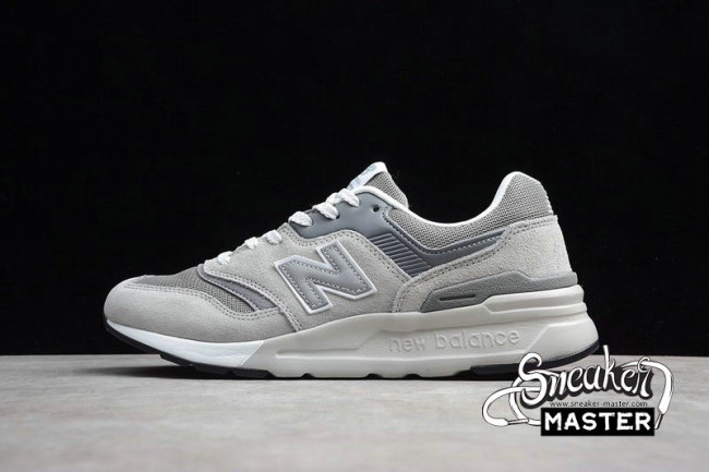 NEW BALANCE 997 RUNNINGS SHOES LIGHT GREY/GREY/WHITE CM997HCA