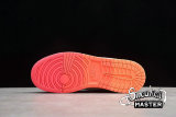 NIKE AIR JORDAN 1 LOW GS SUNSET SOLE WHITE/WHITE/LASER CRIMSON 554723-100