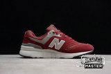 NEW BALANCE 997 RUNNINGS SHOES WINE RED/WINE RED/GREY-WHITE CM997HCD